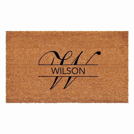 Calloway Mills Personalized Door Mat, Black, Natural, 36 in W x 72 in L 111053672